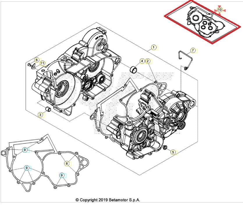 PACKINGS KIT BETA ORJ YP