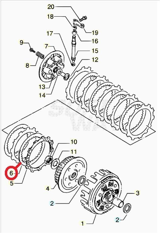 PLATE DRIVE BETA ORJ YP