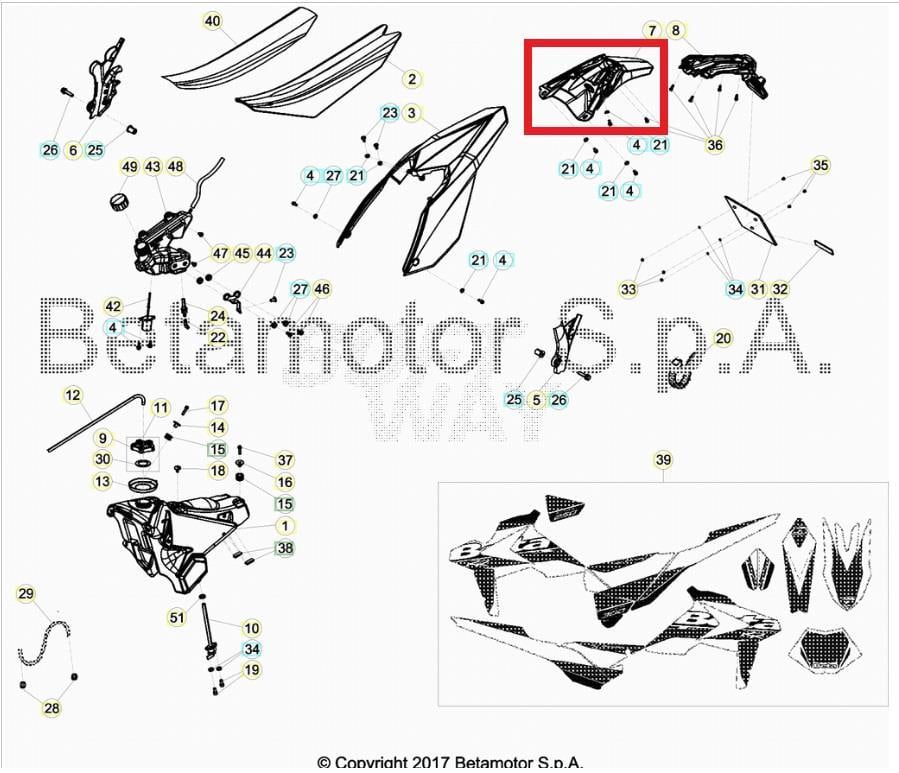 PLATE SUPPORT BETA ORJ YP