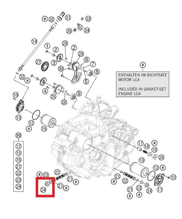 PLUG M20X1,5 WS 13 KTM ORJ YP A5