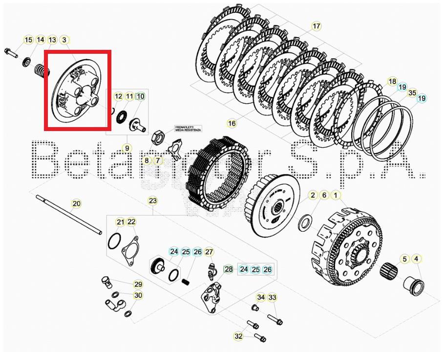 PRESSURE CAP BETA ORJ YP B1