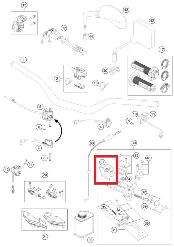 PROTECTION CAP KTM ORJ YP A5
