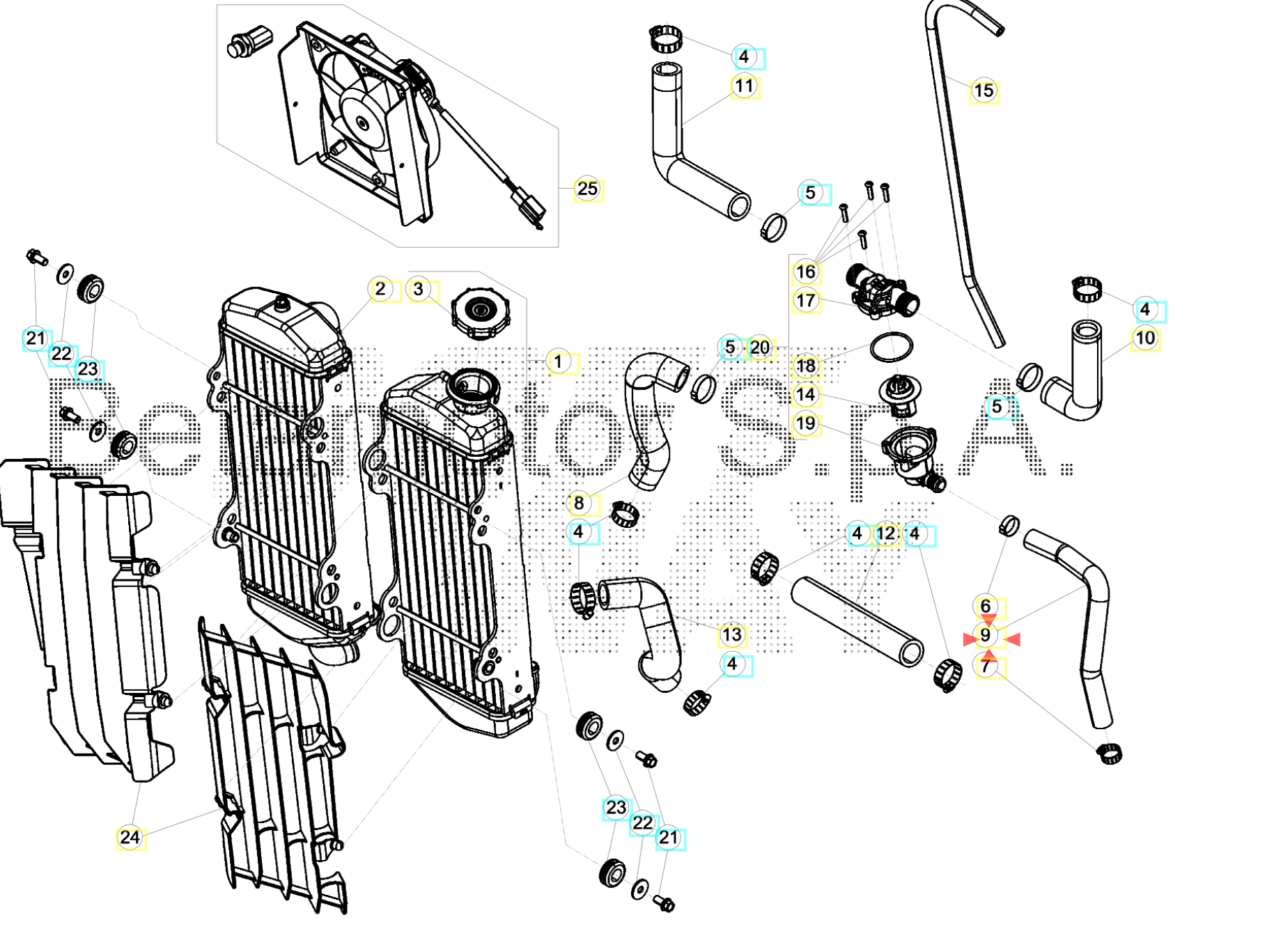 RADYATÖR HORTUMU BETA ORJ YP B2-1
