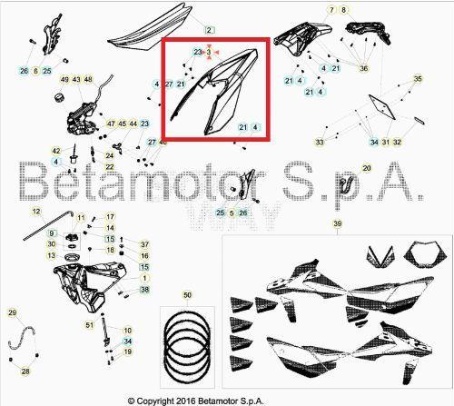 REAR FENDER RR BETA ORJ YP