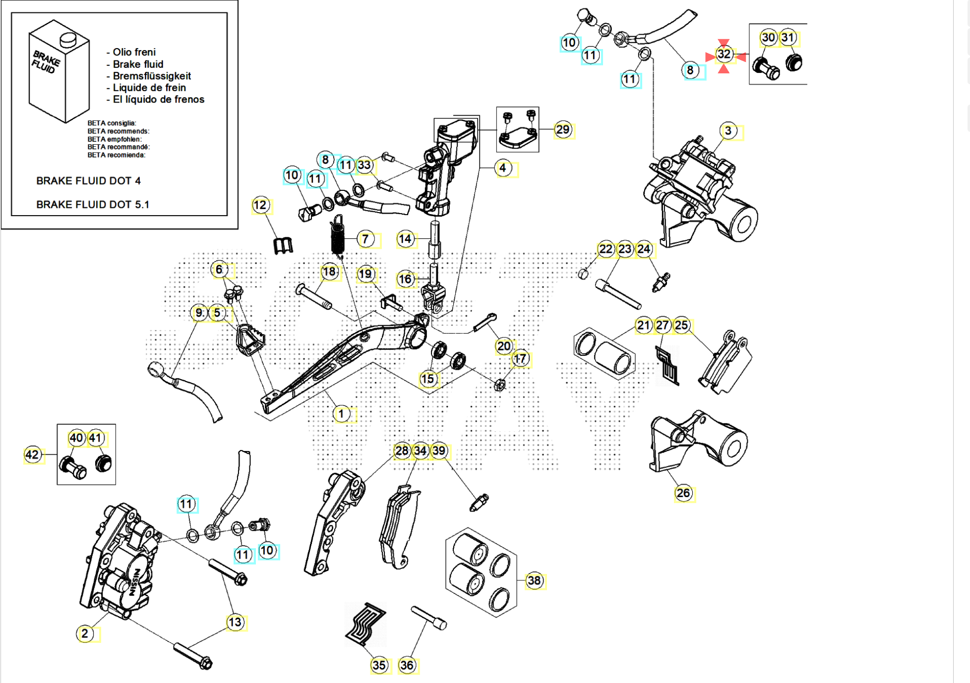 Rear Protector Beta Orj Yp B10-1