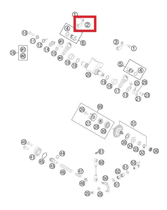 RETAINING PLATE KTM ORJ YP A2