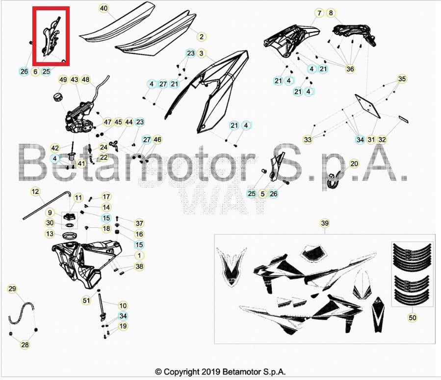 RH FRAME PROTECTİON RR 4T MY 10 BETA ORJ YP