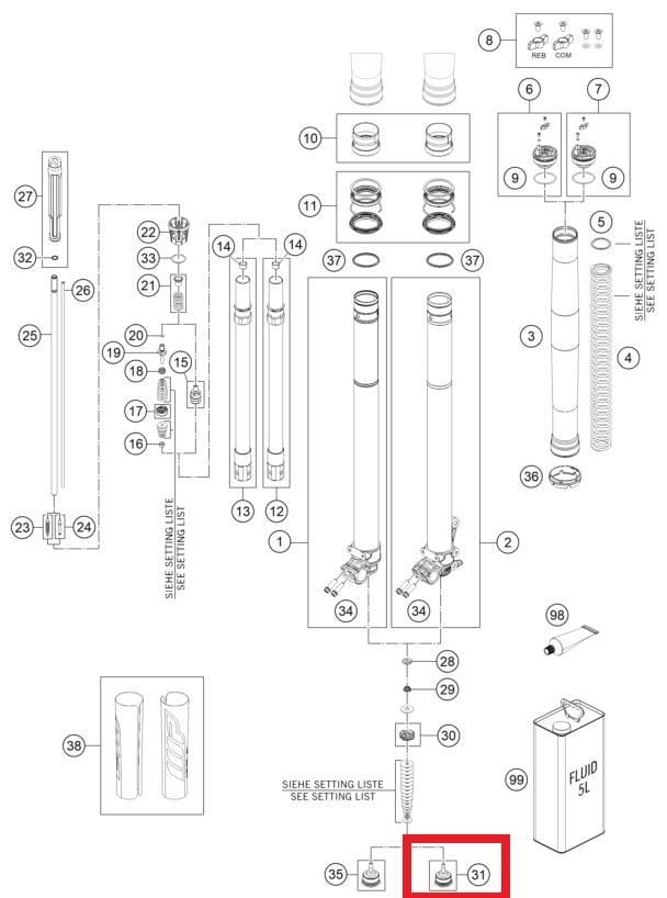 SCREW CAP M29,3X1 GASGAS ORJ YP A9