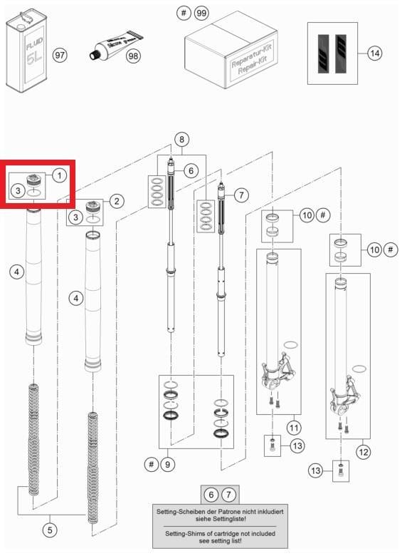 SCREW CAP M51X1.5 KTM ORJ YP A4