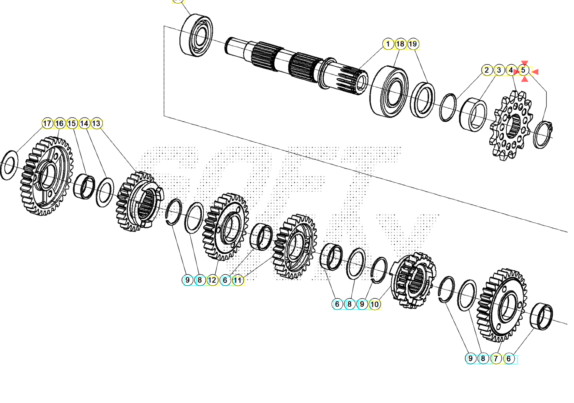 SEEGER 25X2 BETA ORJ YP B10-2