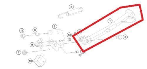 SIDE STAND KTM ORJ YP A9