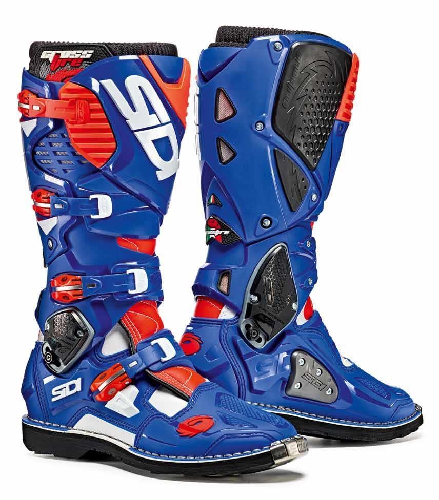 SIDI CROSSFIRE 3 BEYAZ MAVİ KIRMIZI