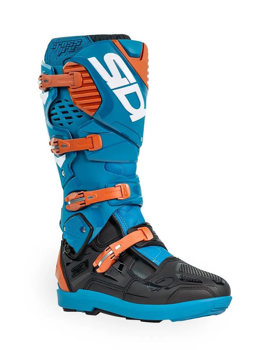 SIDI CROSSFIRE SRS オフロードブーツ 27ｃｍ　林道　箱付 Sidi Crossfire 3 Srs Petrol Bronze Offroad Bot Enduro Market