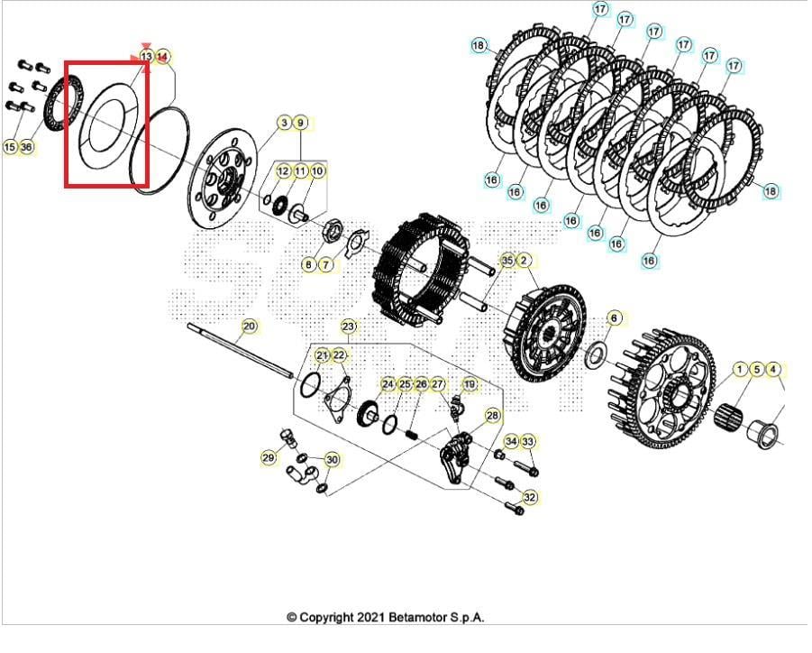 SPRING WASHER BETA ORJ YP B2
