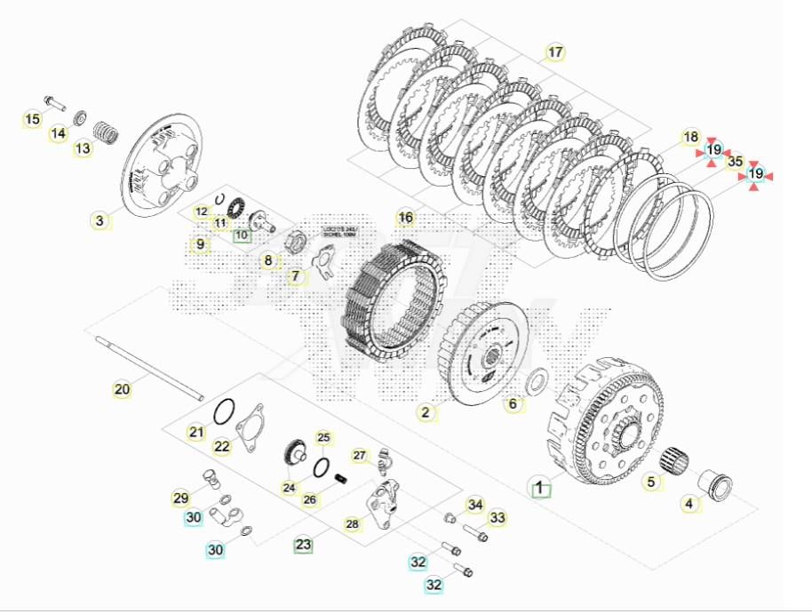 Spring Washer Seat Beta Orj Yp B3-2
