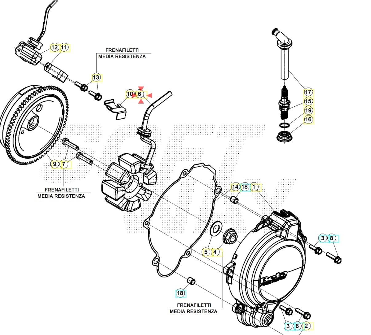 STATOR BETA ORJ YP B4