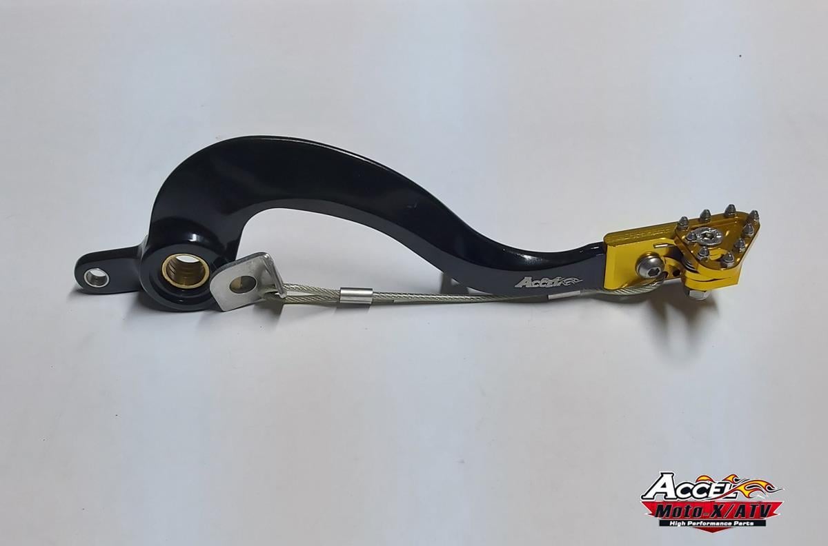 SUZ. RMZ250 17-18 ACCEL ARKA FREN PEDALI SİYAH SARI