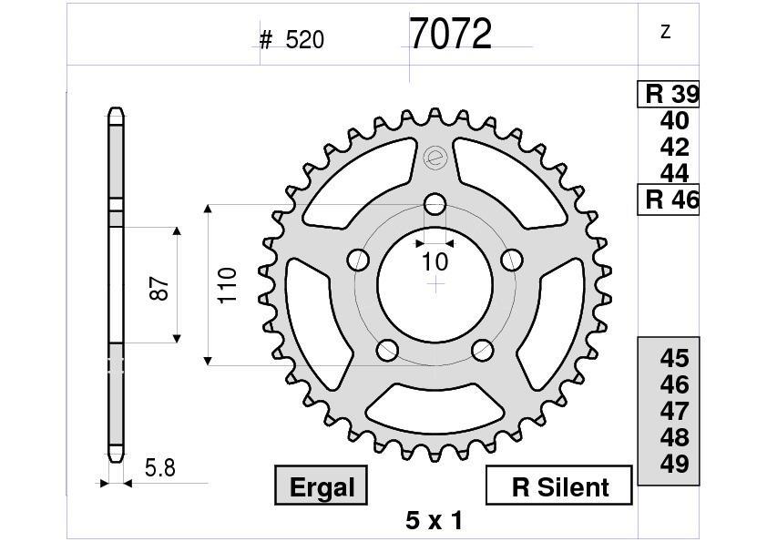 SUZUKI OGNIBENE ARKA DİŞLİ 39T