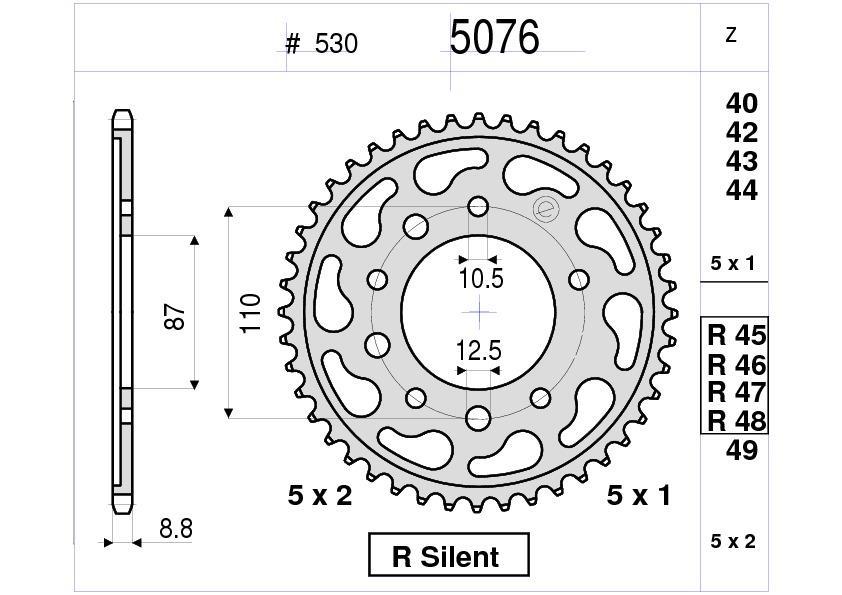 SUZUKI OGNIBENE ARKA DİŞLİ 42T