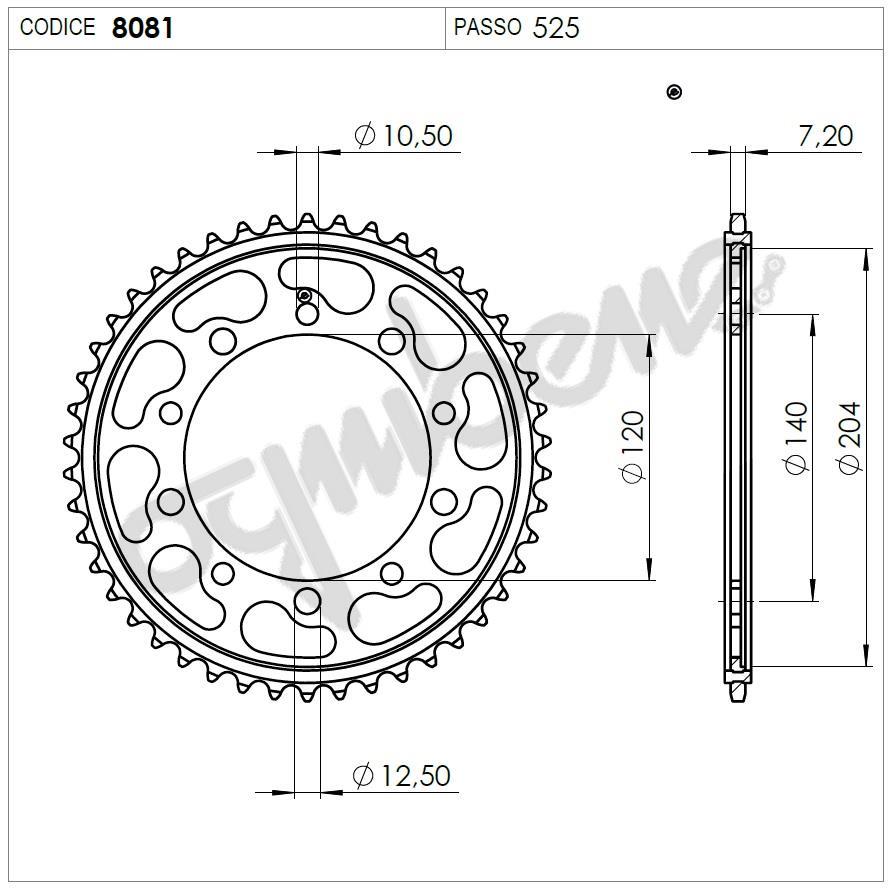 SUZUKI OGNIBENE ARKA DİŞLİ 49T