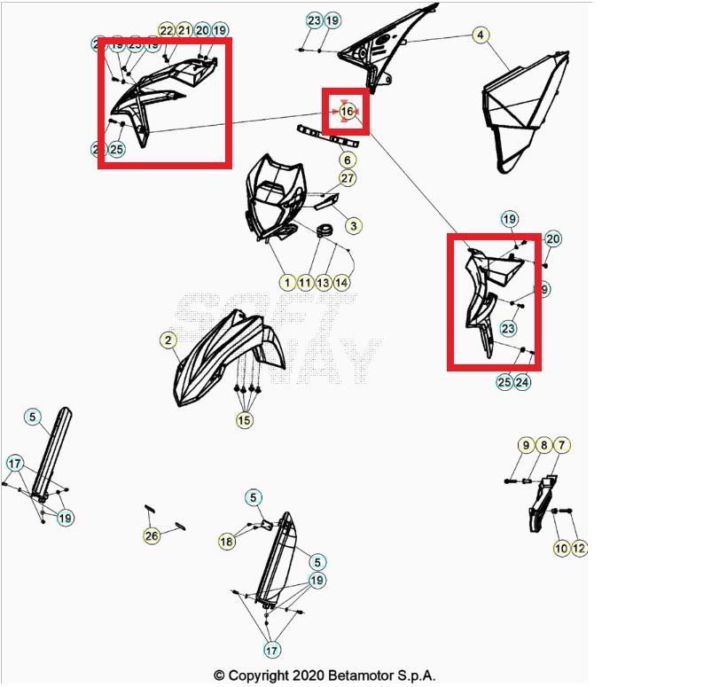 TANK PANEL PAIR BETA ORJ YP B1