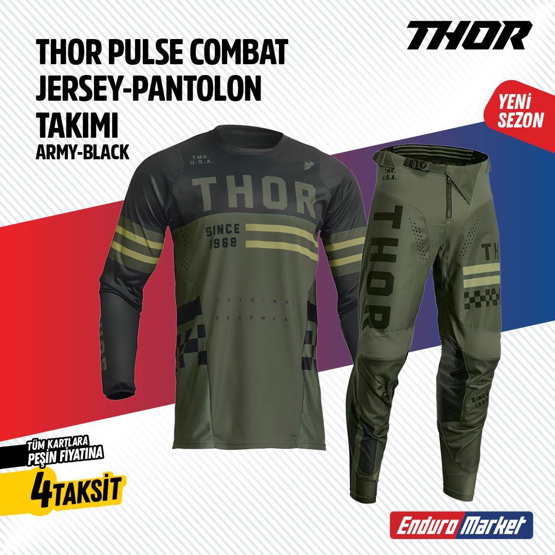 THOR SİYAH GRİ JERSEY PANTLON TAKIMI