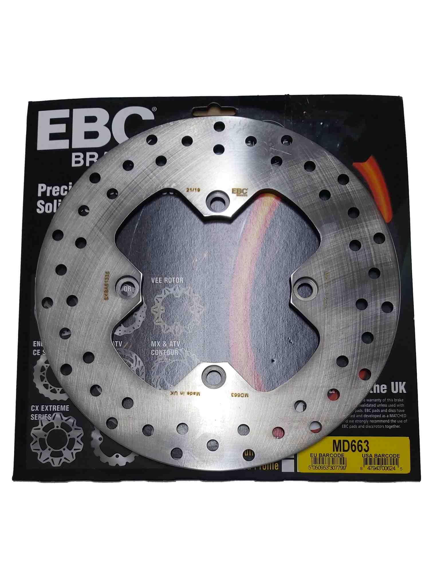 TRIUMPH TIGER 800 11-14 1050 07-12 EBC ARKA DİSK