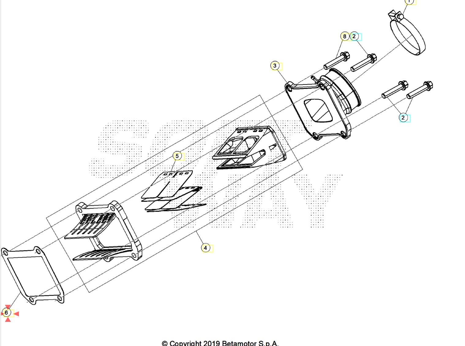 VALVE GASKET BETA ORJ YP B4