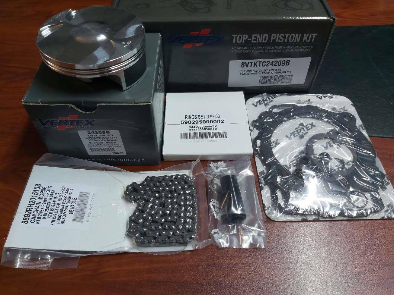 Vertex Ktm 450 Exc-F 17-19 Piston D.94.96 Conta Se