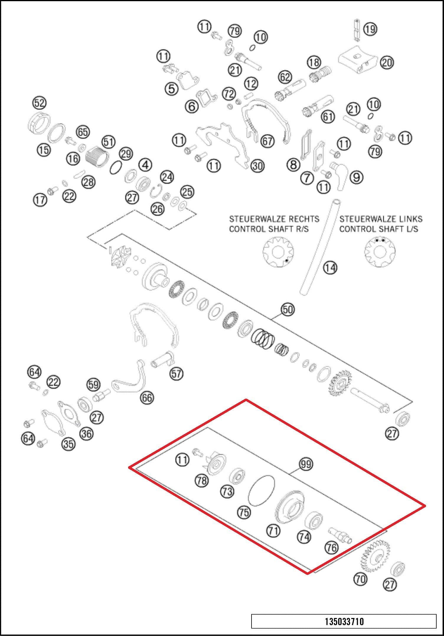 WATER PUMP REP. KIT KTM ORJ YP A1