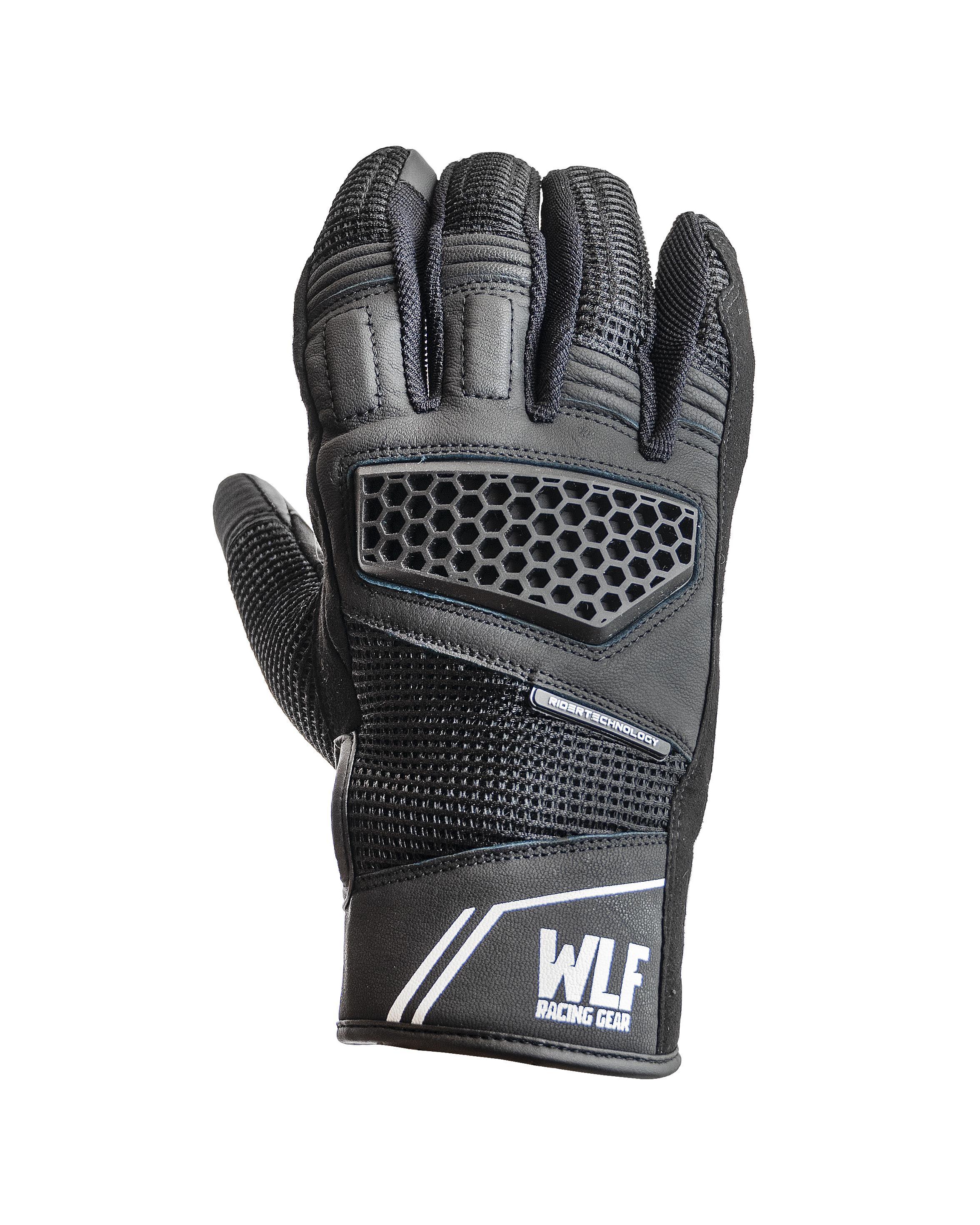 WLF RACING ELDİVEN SİYAH BEYAZ