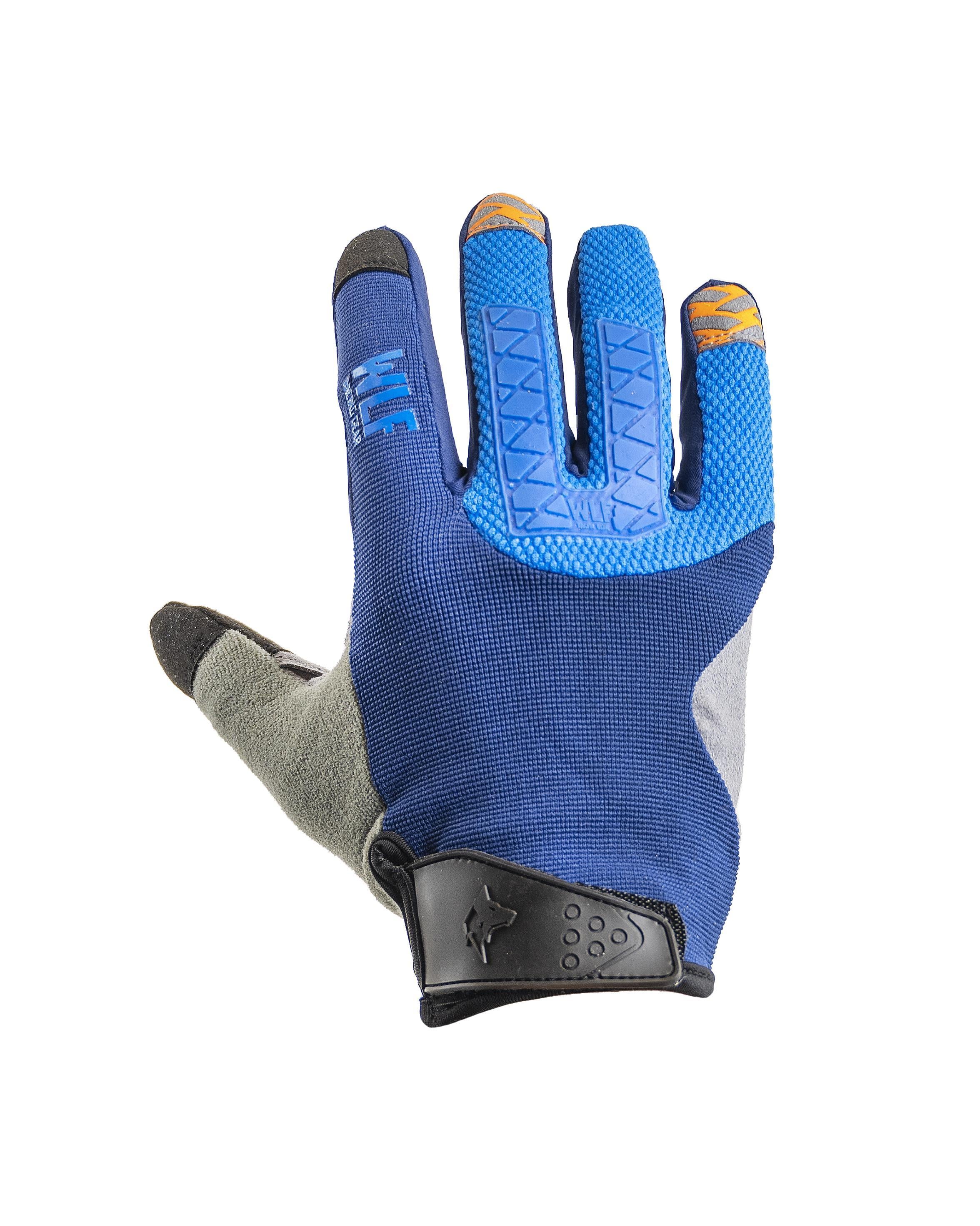WLF RACING MX ELDİVEN MAVİ GRİ