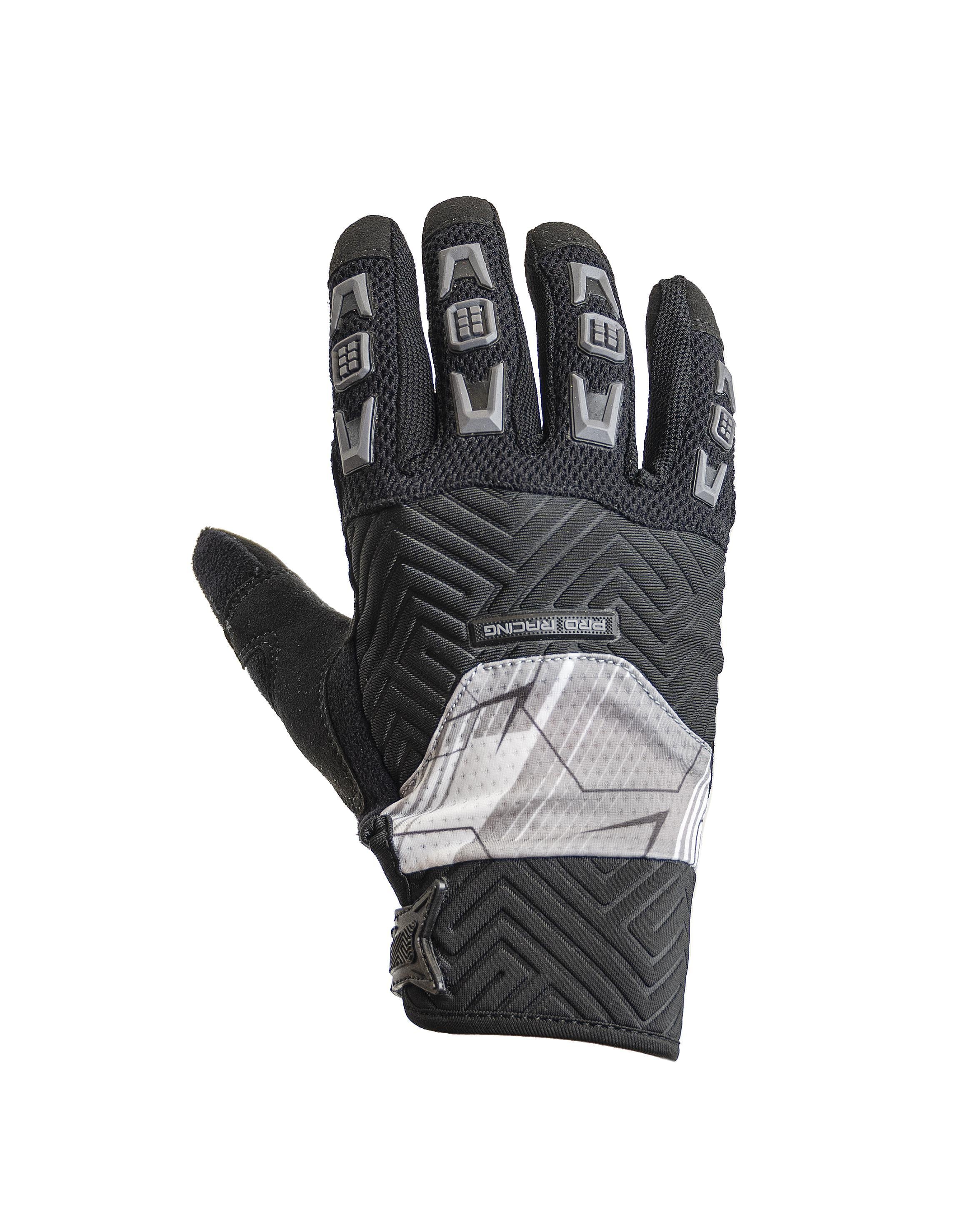 WLF RACING MX ELDİVEN SİYAH GRİ