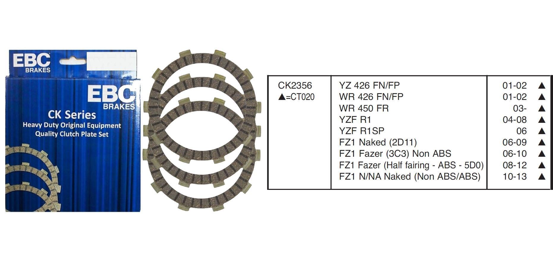YAM. R1 04-08 FZ1 06-15 EBC DEBRİYAJ BALATASI