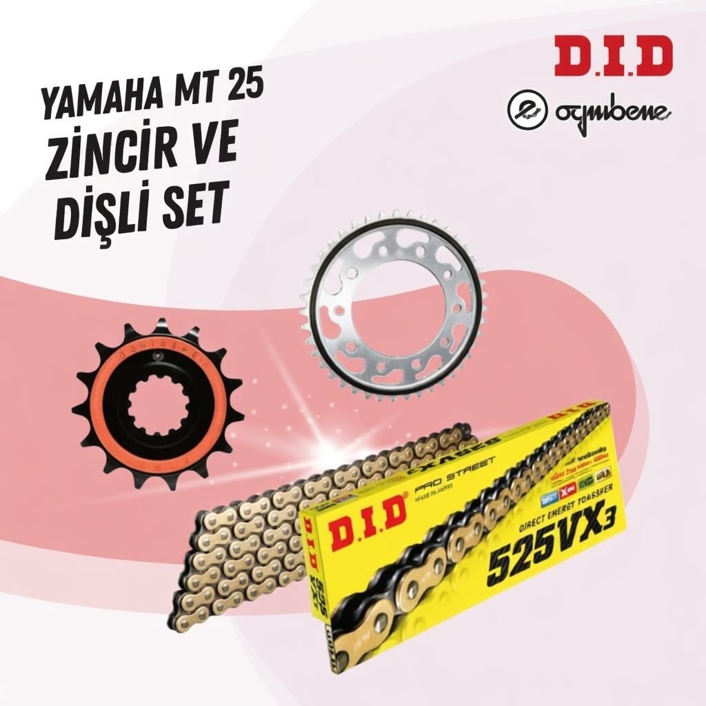 YAMAHA MT 25 16-23 DID VX3 GOLD ZİNCİR DİŞLİ SET