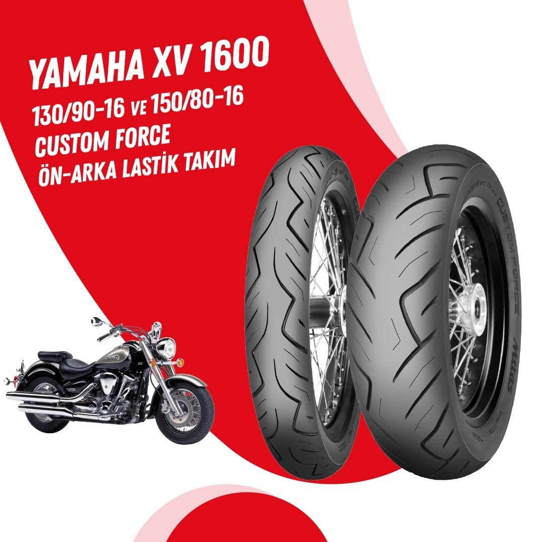 YAMAHA XV 1600 MİTAS CUSTOM FORCE LASTİK TAKIMI
