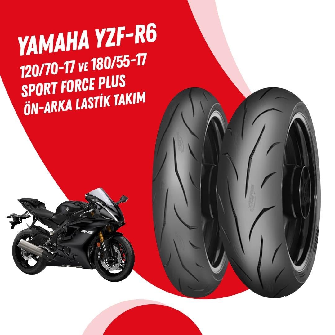 YAMAHA YZF R6 MİTAS SPORT FORCE + LASTİK TAKIMI