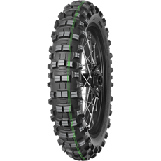 140/80-18 Mitas Terra Force-Ef 70M Super Soft Çift Yeşil Çizgi Arka Lastik