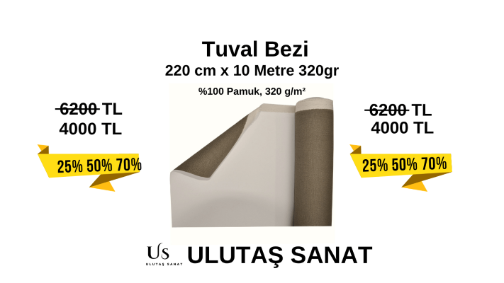 Metrelik Tuval Bezi
