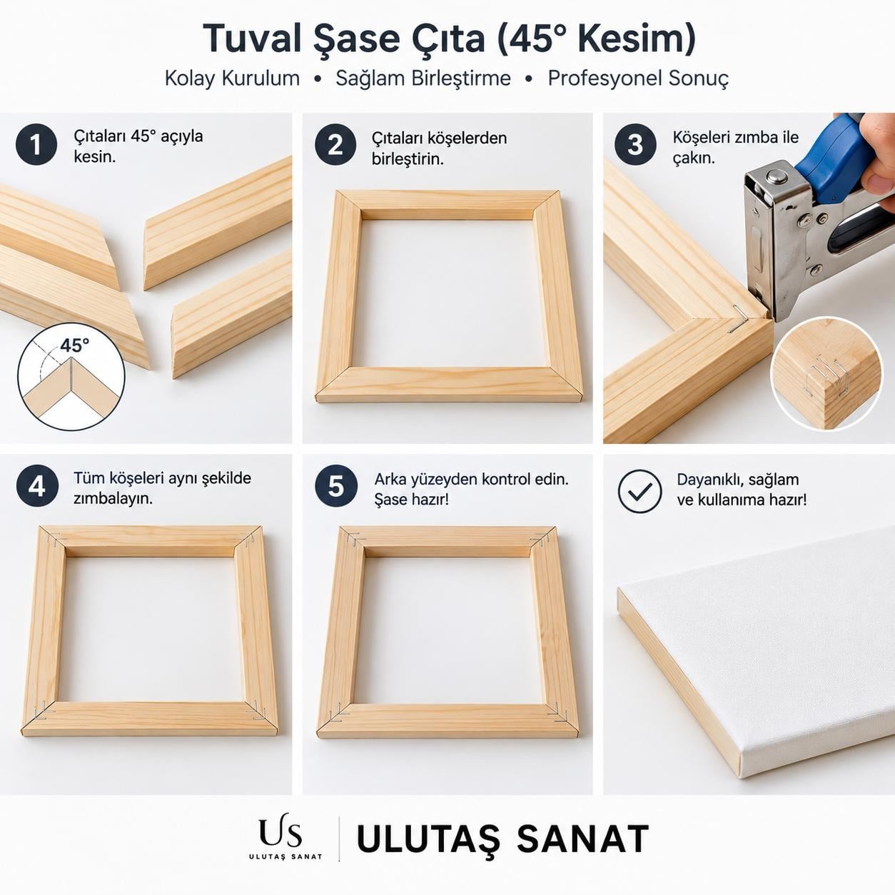 40x40 Şase 45 Kesilmiş 3 cm x 4 cm 10 adet