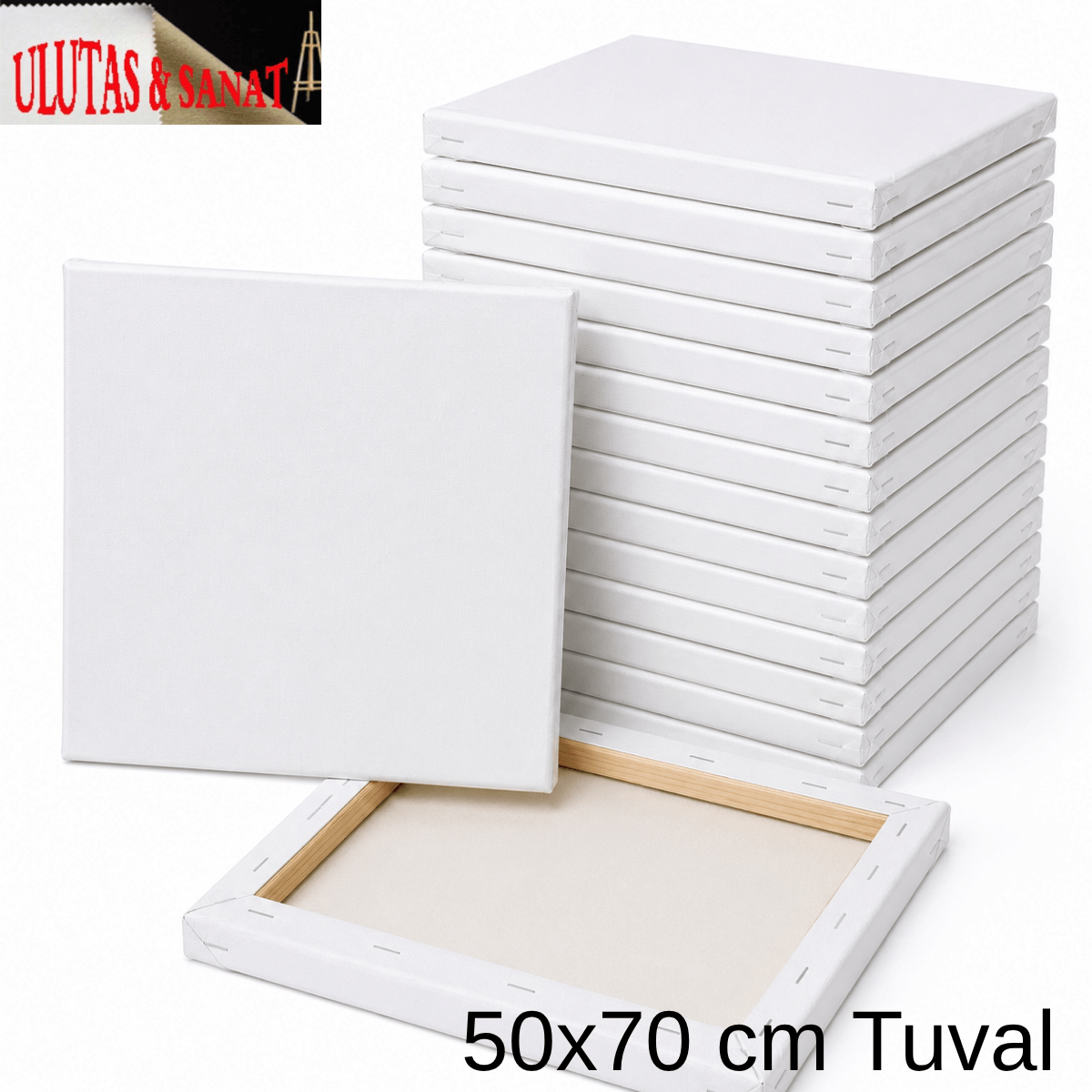 50x70 cm Tuval | Hazır Tuval | Tekli, 5li, 10lu, 25li ve 50li Paket