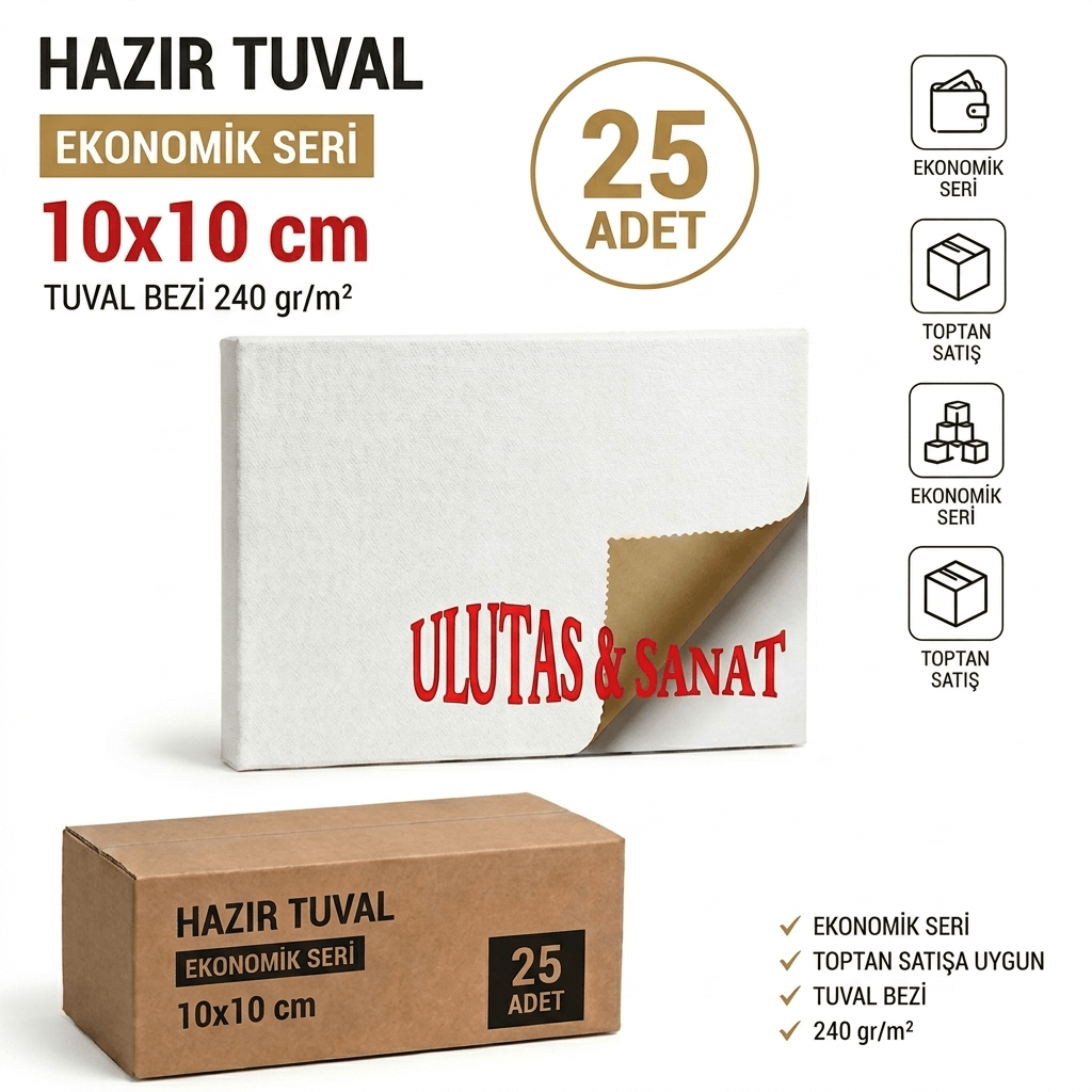 Tuval 10x10 cm