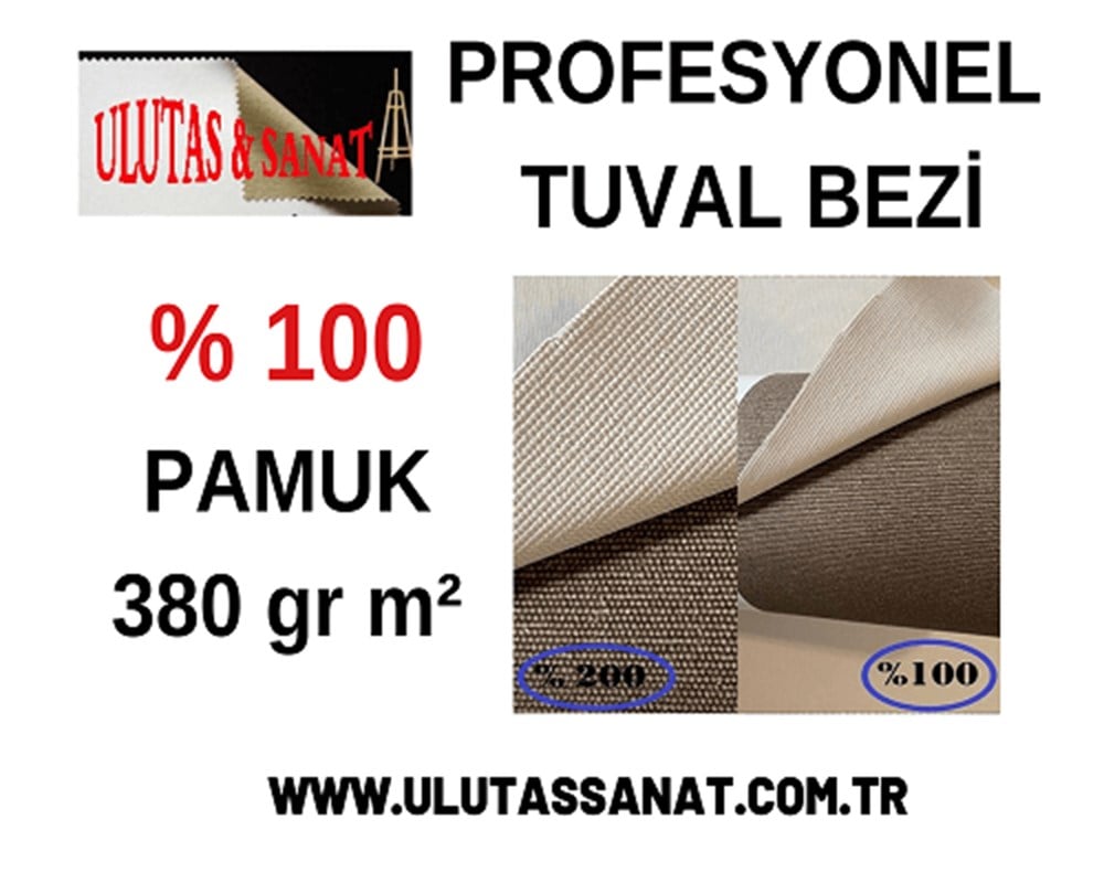 Tuval Bezi 185 cm x 10 m 380 gr