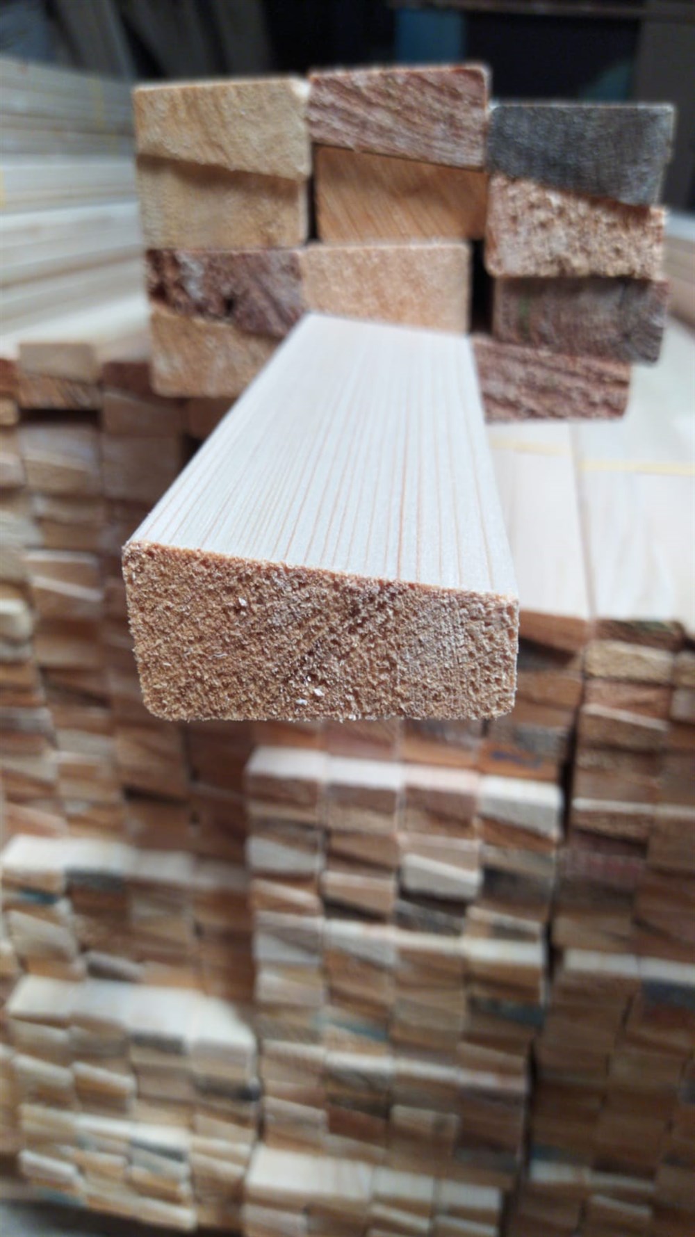 Tuval şase çıta çubuk 2 cm x 3 cm 3 m x 30 adet