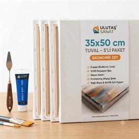 35x50 cm Tuval 5li Paket