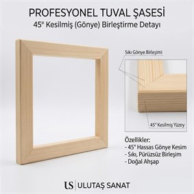 50x70 Şase 45 Kesilmiş 3 cm x 4 cm 10 adet