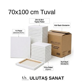 70x100 Hazır Tuval Seti (Tekli, 5li, 10lu, 25li, 50li) | Ulutaş Sanat