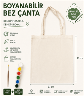 Toptan Boyanabilir Bez Çanta | 10-25-50-100lü Ham Pamuk Çanta Fiyatları