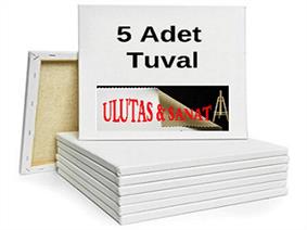 35x50 cm Tuval 5li Paket