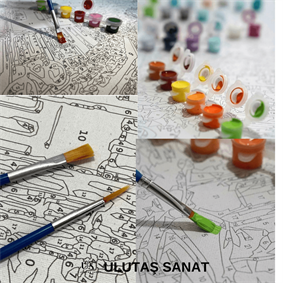 Yukarı Bak (Up) Sayılarla Boyama